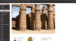Desktop Screenshot of egypte-antique.com