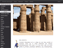 Tablet Screenshot of egypte-antique.com